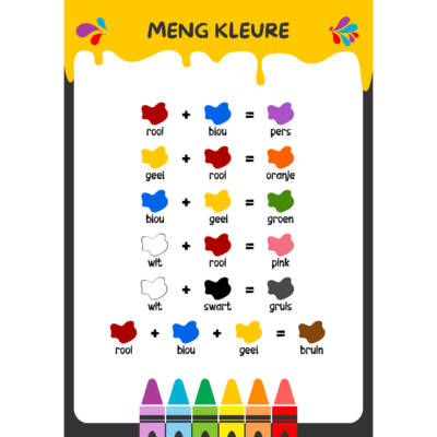 Afrikaans Colours Activity Book for Preschool and Grade R