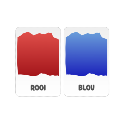 Afrikaans Colour Flashcards Printable